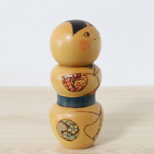 Vintage Kokeshi Doll By Kato Tatsuo Zazen Right