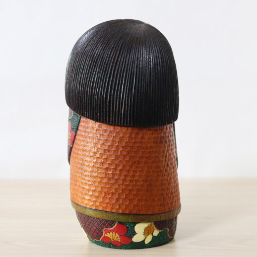 Vintage Kokeshi Doll By Sekiguchi Toshio Doujo Back