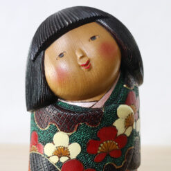 Vintage Kokeshi Doll By Sekiguchi Toshio Doujo Face