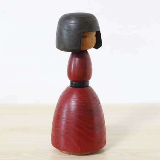 Yamanaka Sanpei Vintage Red Kokeshi Doll Right