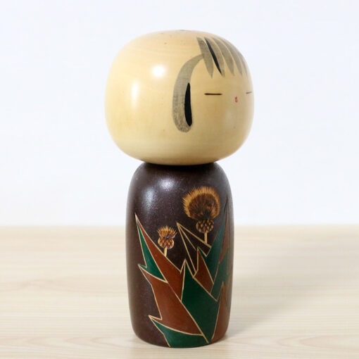 Yuji Kawase Kokeshi Doll Dandelions Right