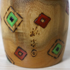 Yuji Kawase Unusual Vintage Kokeshi Doll Signature