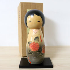 Aoki Ryoka Vintage Kokeshi Doll Hydrangea