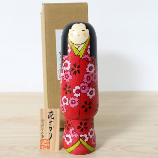 Fumio Tomidokoro Creative Kokeshi Doll Hanazakari