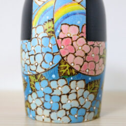 Fumio Tomidokoro Creative Kokeshi Doll Rainbow Bridge Kimono