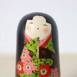 Fumio Tomidokoro Creative Kokeshi Doll Spring Scenery Face