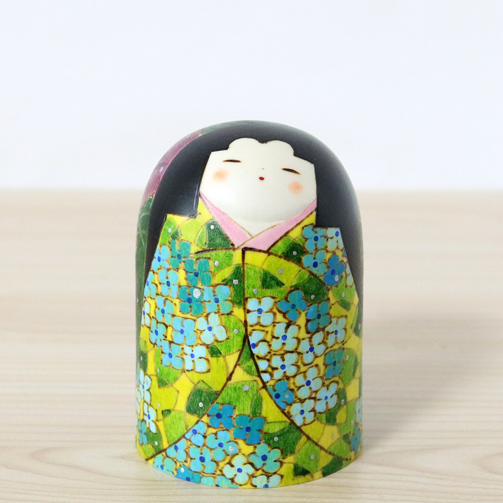 Fumio Tomidokoro Creative Kokeshi Doll Summer Dew Front