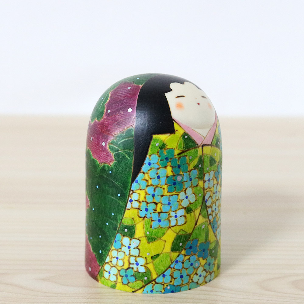 Fumio Tomidokoro Creative Kokeshi Doll Summer Dew Right