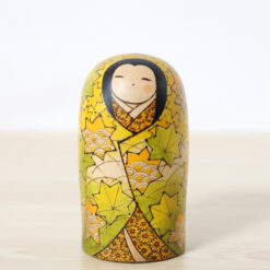 Fumio Tomidokoro Koekshi Doll First Autumn Leaves Front