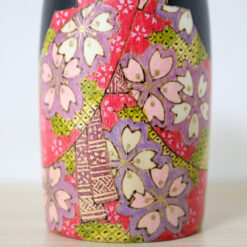 Fumio Tomidokoro Kokeshi Doll Hana Akari Kimono