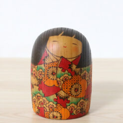 Fumio Tomidokoro Kokeshi Doll Yumeji Front