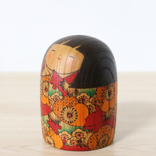 Fumio Tomidokoro Kokeshi Doll Yumeji Left