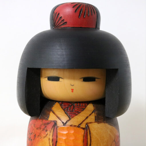 Fumio Tomidokoro Vintage Kokeshi Doll Face