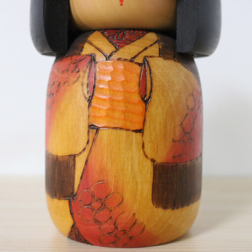 Fumio Tomidokoro Vintage Kokeshi Doll Kimono