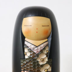 Kaoru Nozawa Vintage Kokeshi Doll Mountainside Face