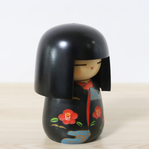 Kokeshi Doll By Koho Camellia Girl Right