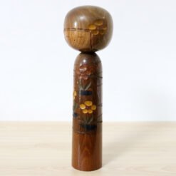 Masashi Takeda Vintage Kokeshi Doll Flower Hairpin Left