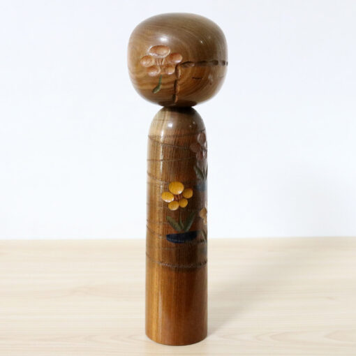 Masashi Takeda Vintage Kokeshi Doll Flower Hairpin Right