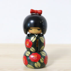 Miyashita Hajime Vintage Kokeshi Doll Hananoyosoi Front