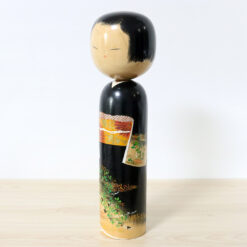 Takahashi Hashime Vintage Kokeshi Doll Haregi Left