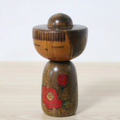 Tsujita Ryozo Vintage Kokeshi Doll Left