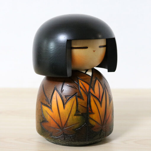 Vintage Kokeshi Doll Kisaku Momiji Right