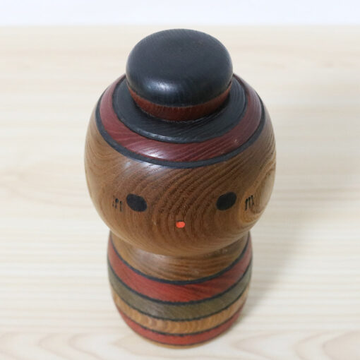 Yamanaka Sanpei Vintage Kokeshi Doll 17cm Top