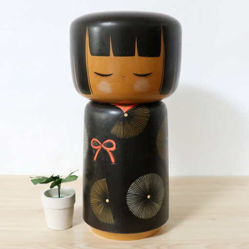 Big Vintage Japanese Creative Kokeshi Doll 32cm