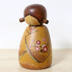 Fujikawa Kazumi Creative Kokeshi Doll Hinataboko Left