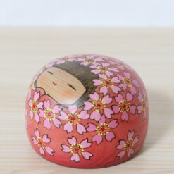 Fumio Tomidokoro Kokeshi Doll Flowers Dream Left