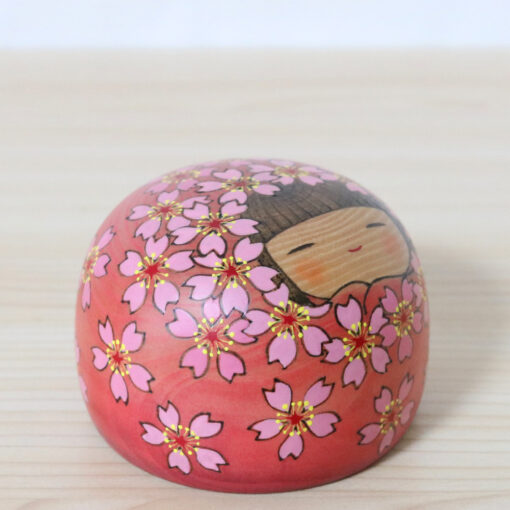 Fumio Tomidokoro Kokeshi Doll Flowers Dream Right