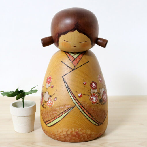 Japanese Kokeshi Doll By Fujikawa Kazumi Hinataboko