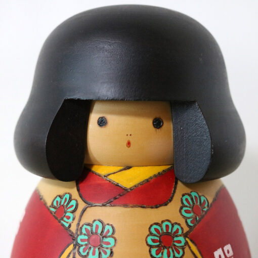 Sekiguchi Sansaku Creative Kokeshi Doll Three Face