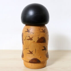 Uchida Shinichiro Vintage Kokeshi Doll Yasuragi Back