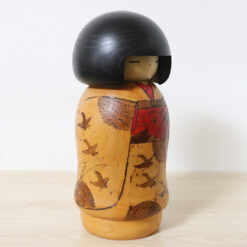 Uchida Shinichiro Vintage Kokeshi Doll Yasuragi Right