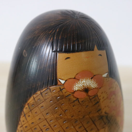 Vintage Creative Kokeshi Doll By Usaburo Face