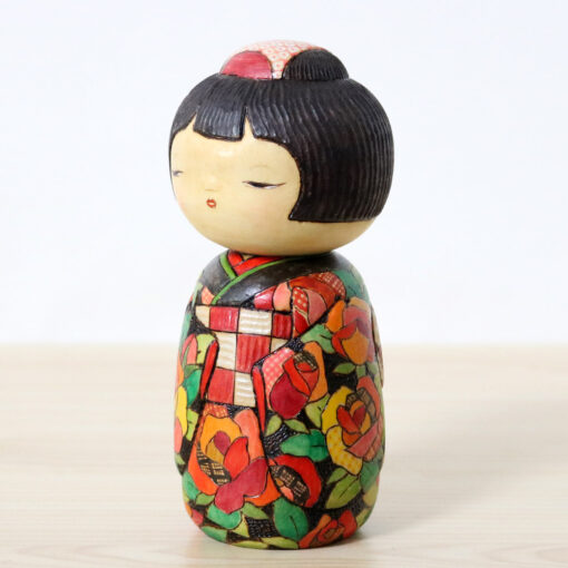 Ichiko Yahagi Creative Kokeshi Doll Hana Asobi Left