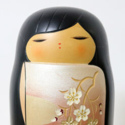 Kaoru Nozawa Vintage Pink Sosaku Kokeshi Doll Face