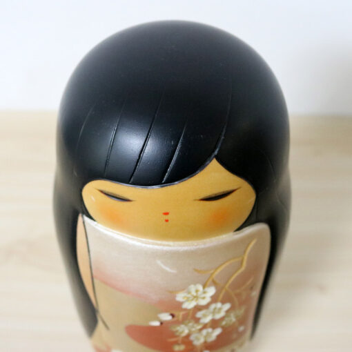 Kaoru Nozawa Vintage Pink Sosaku Kokeshi Doll Hair