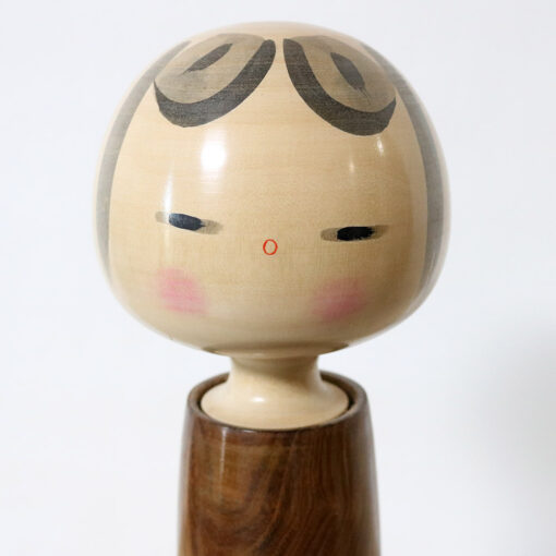 Kazuo Takamizawa Vintage Kokeshi Doll Mountain Road Face