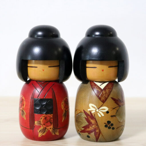 Sato Suigai Vintage Kokeshi Doll Shizuharu Front