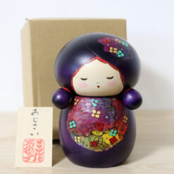 Sekiguchi Sansaku Sosaku Kokeshi Doll Ajisai