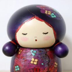 Sekiguchi Sansaku Sosaku Kokeshi Doll Ajisai Face