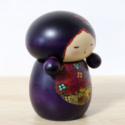 Sekiguchi Sansaku Sosaku Kokeshi Doll Ajisai Leftsekiguchi Sansaku Sosaku Kokeshi Doll Ajisai Right