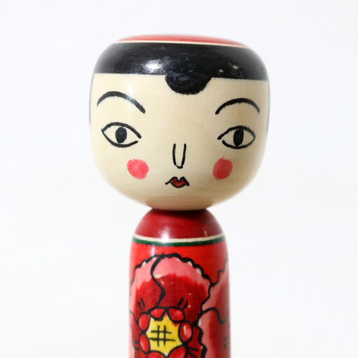 Seya Koji Takobozu Nakanosawa Kokeshi Doll Face