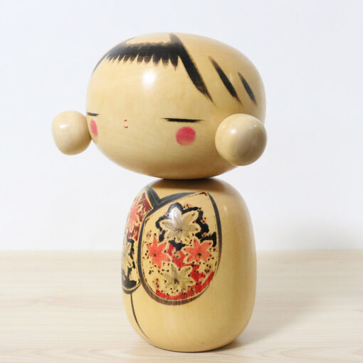 Kano Chiyomatsu Vintage Kokeshi Doll Kokoromachi Left