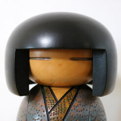 Kisaku Vintage Kokeshi Blue Face