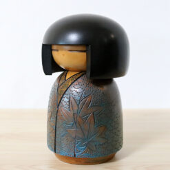 Kisaku Vintage Kokeshi Blue Left