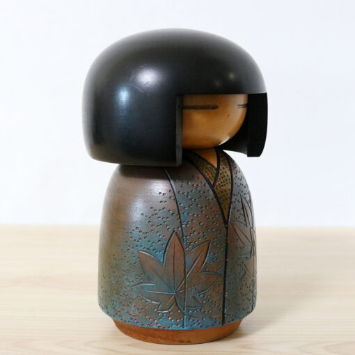 Kisaku Vintage Kokeshi Blue Right