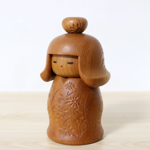 Masashi Takeda Vintage Kokeshi Doll Akikusa Left